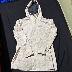 Columbia Off-White Hooded Jacket